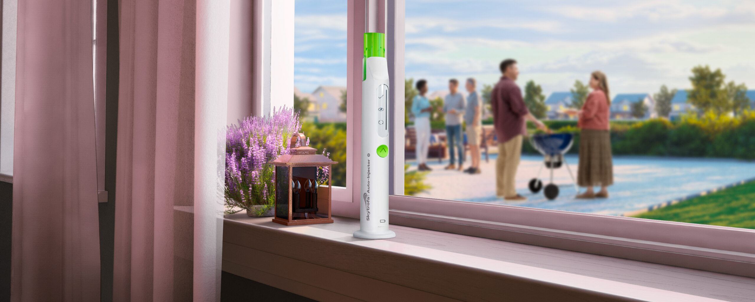 Auto-Injector daytime photo with adults photo